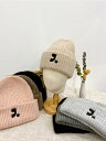 帽子 カジュアル ウール ニット 帽子 ビーニー 帽子 文字 刺繍 ストリート ファッション 秋冬 防寒 帽子 メンズ レディース 男女兼用 フリーサイズ