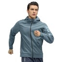 ランニング ジャケット メンズ 防風 ウインドブレーカー ランニング トレーニング 秋冬 スポーツウェア 薄手 防水 速乾 フード付き ジャケット スウェットシ...