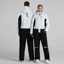 スノーボード ウェア スキー スノボー アウトドア スポーツ カップル メンズ レディース ユニセックス ワンピース 防水 防風 暖かい 耐摩耗 保温 おしゃれ...
