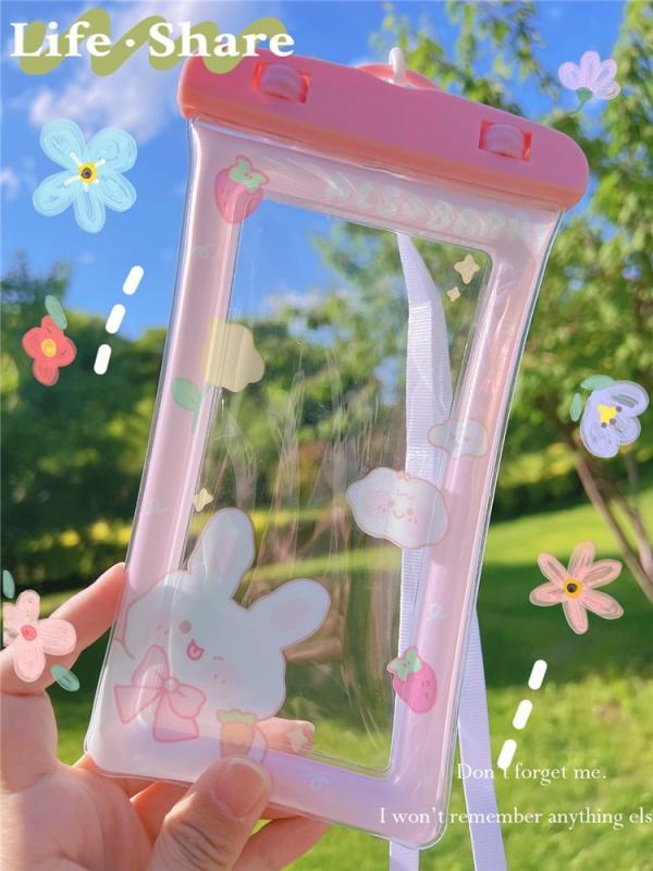 スマホ バッグ 防水バッグ タッチ スクリーン フローティング テイクアウト ライダー付き 携帯電話用 ..