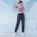フィットネス ウェア セット アップ レディース スポーツ トレーニング ウェア ジム ファッション スポーツ スーツ 夏ののお へそ 出し 半袖 ヨガ 服 朝の ランニング トレーニング ゆったり スリム 通気性の ある 服