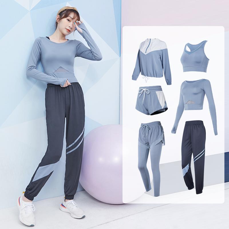 フィットネス ウェア セット アップ レディース スポーツ トレーニング ウェア ジム ファッション 秋冬 ヨガ 服 プロ仕様 魅惑的 アウトドア トップス 長袖 ランニング スーツ