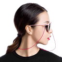 メガネ チェーン メガネ ロープ ワックス 韓国 ファッション ハンギング ネック チェーン 太陽 老眼鏡 滑り止め ストラップ サングラス 落下防止 3パック...