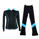 フィギュア スケート ウィンター アイス スポーツ ウェア 大人用 子供用 トレーニング 服 スーツ レディース ジャケット