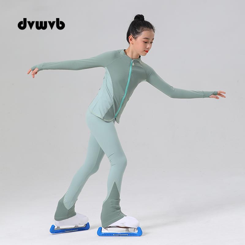 レディース フィギュアスケート 練習着 動きやすい服 フィギュア スケート 暖かい トレーニング 服 スケート 子供 大人 女性 スーツ