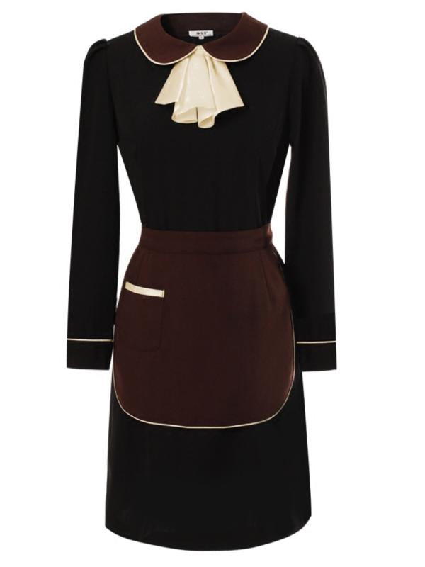 ウエイトレス ユニフォーム 制服 作業着 おしゃれ ファッション カフェ レストラン ケータリング ホテ..