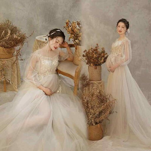 マタニティ フォト 衣装 おしゃれ ファッション 記念 写真 撮影 スタジオ 妊娠 セクシー シースルー ドレス 白 ウェディングドレス フリーサイズ ホワイト ガーゼ マタニティ フォト 衣装 おしゃれ ファッション 記念 写真 撮影 スタジオ 妊娠 セクシー シースルー ドレス 白 ウェディングドレス フリーサイズ ホワイト ガーゼ