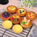 スイーツ 食品 サンプル リアル 見本 撮影 小道具 ディスプレイ 装飾品 フェイク 模擬 エッグ タルト 洋菓子