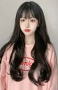 ウィッグ おしゃれ ロングヘアー 女性用 ウィッグ 大きい ウェーブ かかった ロングヘア 巻き髪 ネット ワンピース U字型 シームレス ロング ストレート ...