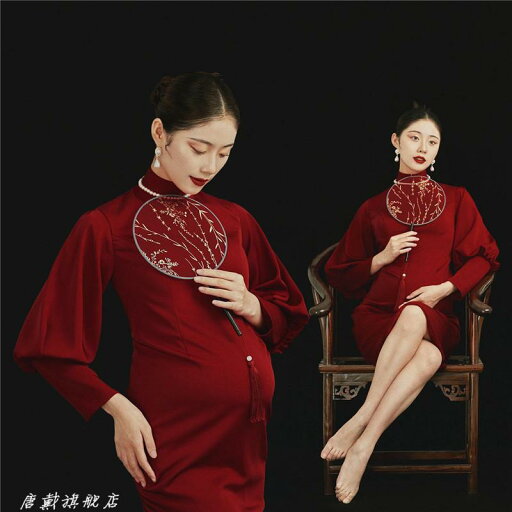 マタニティ ドレス フォト 衣装 おしゃれ スタジオ 妊婦 チャイナ風 レトロ 中華 赤 妊娠 ママ 思い出 記念 写真 アート フリーサイズ レッド ワンピース マタニティ ドレス フォト 衣装 おしゃれ スタジオ 妊婦 チャイナ風 レトロ 中華 赤 妊娠 ママ 思い出 記念 写真 アート フリーサイズ レッド ワンピース