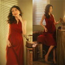 マタニティ ドレス フォト 衣装 おしゃれ 魅惑的 妊娠 思い出 記念 写真 ママ アート レトロ 妊婦 衣類 フリーサイズ ワインレッド ワンピース シンプル...
