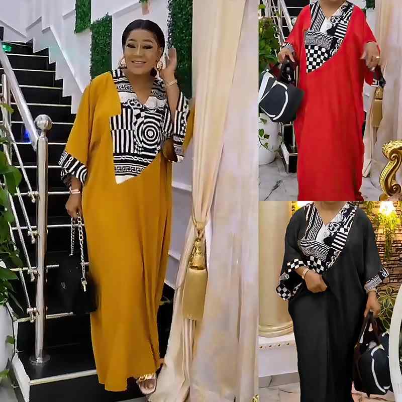 ファッション レディース 南米 アフリカ 民族 ドレス 欧米 婦人服 中東 イスラム教徒 大きいサイズ ロ..