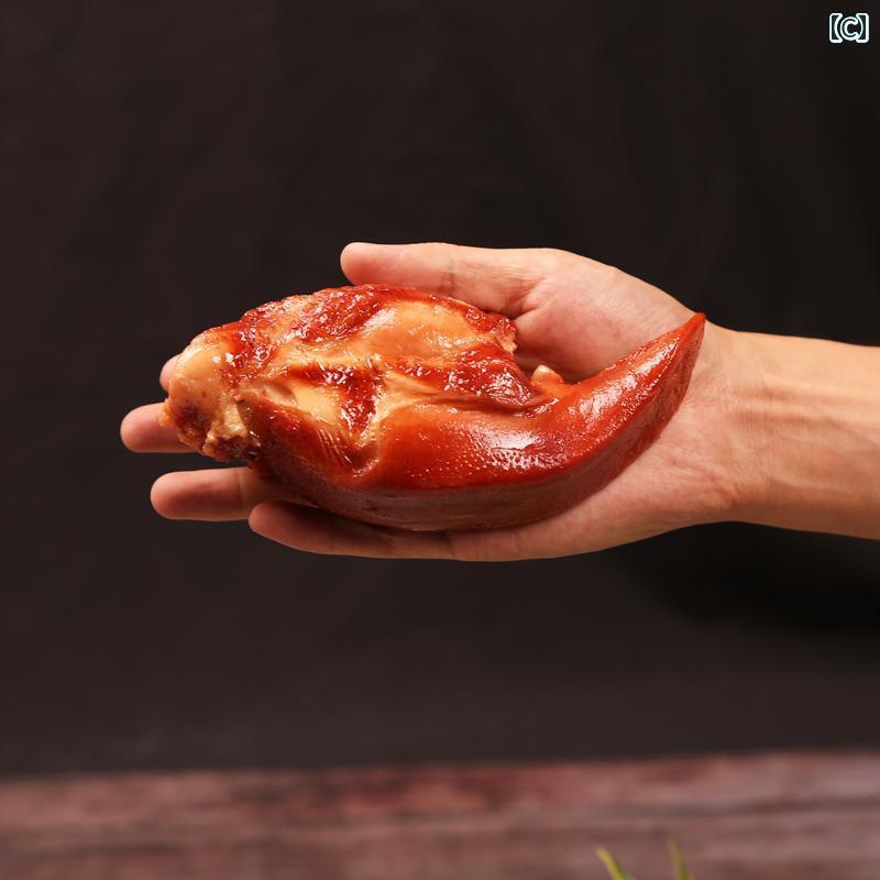 モズラボの食品サンプル 模型 業務用 店舗用品 模擬 食品 食べ物 精巧 飲食店 見本 店頭 リアル 肉 豚 タン｜アングル3