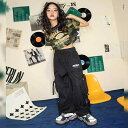 子供服 ヒップホップ パフォーマンス ジャズ ダンス キャットウォーク ステージ ストリート 衣装 女の子 クロップド丈 迷彩 カモフラ スーツ 子供 キッズ用