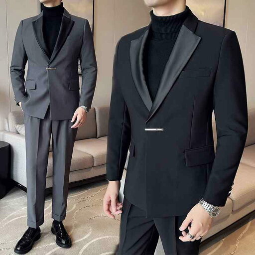 メンズ スーツ スマート スタイリッシュ おしゃれ 紳士服 スーツ ジャケット パンツ 新郎 結婚式 フォーマルウェア パーティー 秋冬 ハイエンド メンズ スーツ スマート スタイリッシュ おしゃれ 紳士服 スーツ ジャケット パンツ 新郎 結婚式 フォーマルウェア パーティー 秋冬 ハイエンド