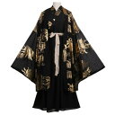 漢服 民族衣装 コスプレ 舞台 ステージ メンズ トップス ジャケット コート ロング スカート シャツ ローブ 衣装 パフォーマンス レトロ スーツ セット チャイナ風 唐装 漢服 カジュアル 長袖 男女兼用 ユニセックス