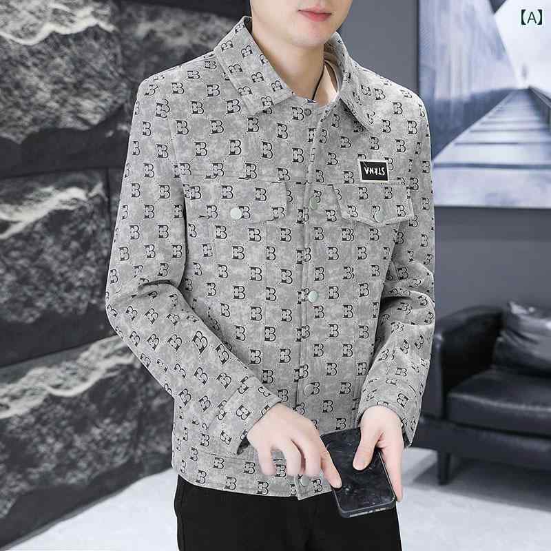 メンズ ジャケット おしゃれ カジュアル スタイリッシュ 長袖 紳士服 ジャケット ジャンバー PU革 オートバイ ワークウェア ショート丈 レザージャケット 春