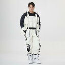 メンズ 冬 屋外 スキーウェア セット シングル ボード ダブル ボード 防水 暖かい スキー オーバーオールタイプで雪が入らない プロ仕様 スノーパンツ 雪遊...