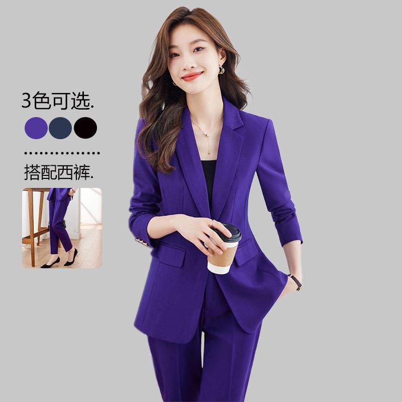 レディース ファッション トップス スーツ セット ジャケット ブレザー ズボン パンツ ロング シャツ カットソー 秋冬 女性 清楚 衣料品 面接 仕事 ビジネス オフィス フォーマル カジュアル 作業服 婦人服