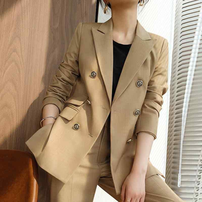 レディース トップス スーツ セット ジャケット ブレザー パンツ ズボン ロング シャツ カットソー 春秋 大人 女性 洗練 きちっと感 清楚 衣料品 面接 仕事 オフィス フォーマル 作業服 婦人服