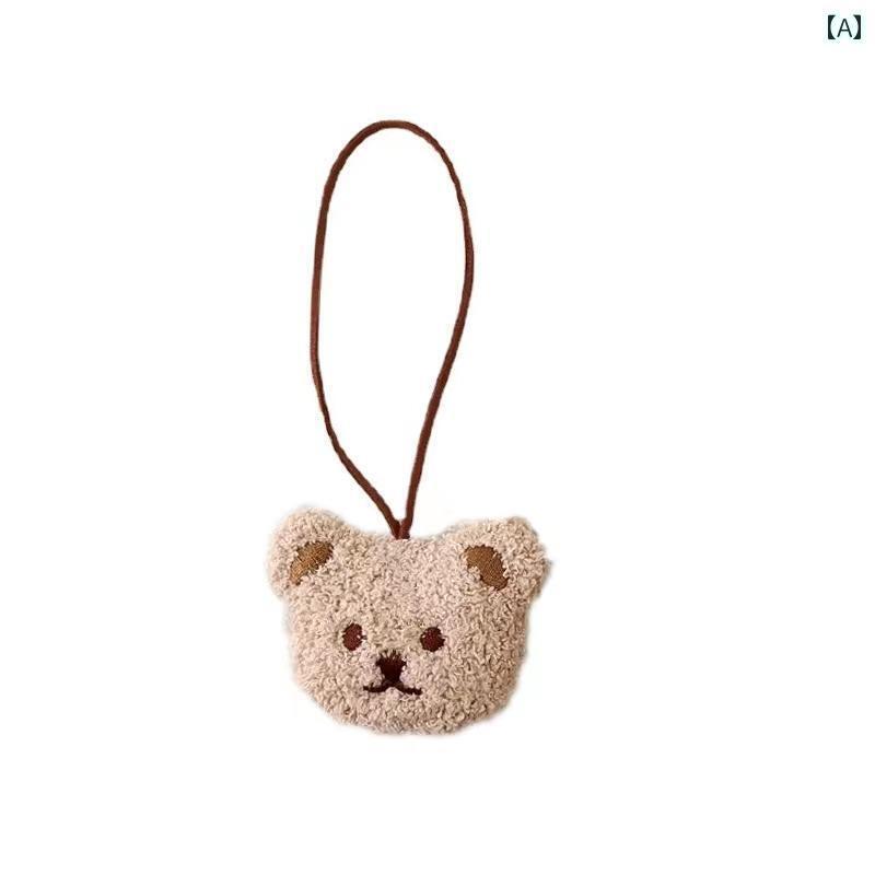 韓国 クマ 幼稚園 バッグ ネームプレート 名札 アニマル 動物 モチーフ かわいい ベア 旅行 子供 キッズ