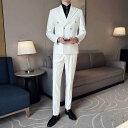 メンズ スーツ セット ジャケット ブレザー ツーピース ズボン パンツ ロング スリム カジュアル 韓国 男性 パーティー ステージ パフォーマンス 司会 歌...