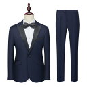 メンズ スーツ セット ジャケット ブレザー ツーピース ズボン パンツ ロング ネクタイ付き カジュアル 男性 パーティー ステージ パフォーマンス 司会 歌...