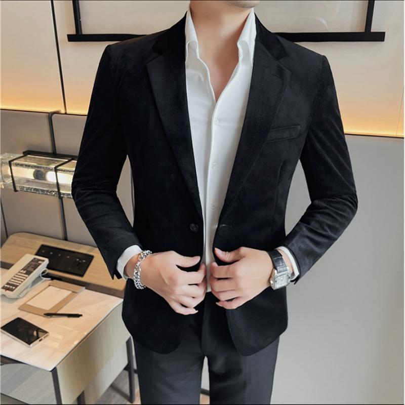 テーラード ジャケット パフォーマンス 衣装 スタイリッシュ おしゃれ カジュアル メンズ トップス スーツ ジャケット ブレザー カジュアル 長袖 ハイエンド 秋 男性 紳士服