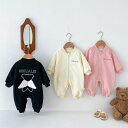 ベビー キッズ 秋冬 羽 クマ ロンパース 裏起毛 暖かい メンズ レディース ベビー かわいい ジャンプ スーツ ベビー ぬいぐるみ 服 ユニセックス ファス...