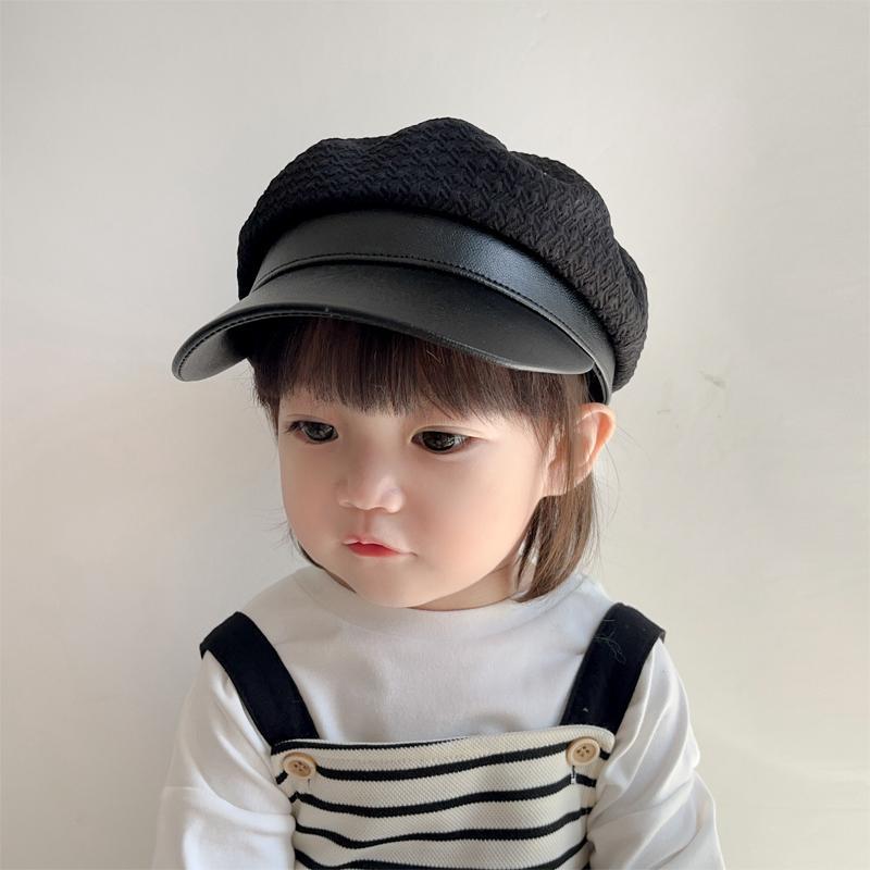 キッズ ベビー 帽子 キャスケット かわいい 女の子 ベレー帽 春秋 英国 約25歳推奨頭囲4851CM レトロ ..