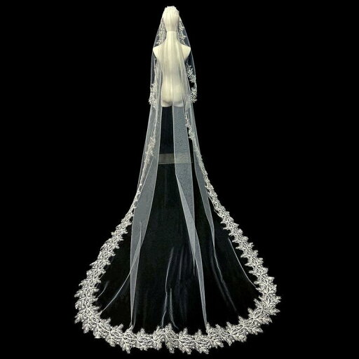 ウェディングベール ブライダル 結婚式 エレガント プリンセス 花嫁 フェアリー スタイル 韓国 スタイル ロング トレーリング フル サークル レース 写真撮影 SNS映え 綺麗 小道具 コーム付き ウェディングベール ブライダル 結婚式 エレガント プリンセス 花嫁 フェアリー スタイル 韓国 スタイル ロング トレーリング フル サークル レース 写真撮影 SNS映え 綺麗 小道具 コーム付き