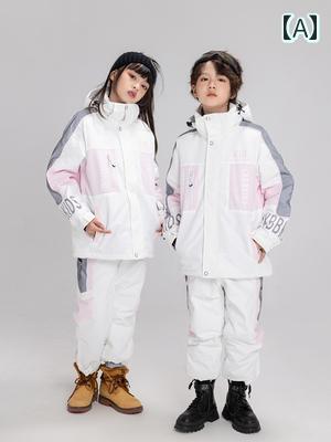 スキーウェア スノーボード アウトドア スポーツ 子供 キッズ 男の子 女の子 冬 防...