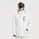 スノーボード ウィンター スポーツ 作業着 スキー スーツ 男性用 スノボー キルティング 厚手 暖かい 防風性 防水 大型サイズ アウター ジャケット メンズ...
