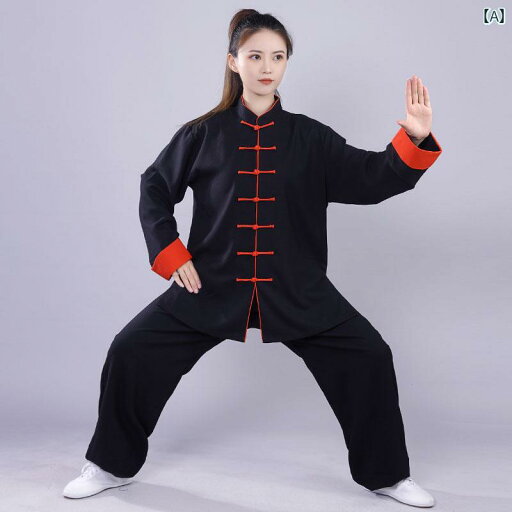太極拳 服 レディース カンフー 武術 ウェア トレーニング 格闘技 春夏 綿 リネン 中国 練習 ワインレッド ブラック 太極拳 服 レディース カンフー 武術 ウェア トレーニング 格闘技 春夏 綿 リネン 中国 練習 ワインレッド ブラック