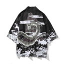 はっぴ 大人 羽織り トップス メンズ レディース 夏 七分袖 tシャツ 日焼け防止 薄手 ゆったり 祭り バーベキュー 中国 おしゃれ カジュアル 大きいサイ...