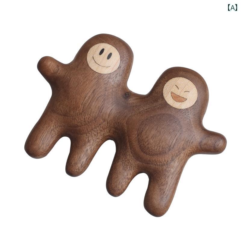 マッサージ コーム リラックス 木製 小さい ギフト スカルプケア ヘッドマッサージ 頭皮ケア 美容 美髪 ブラシ