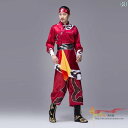 モンゴル 衣装 民族 舞踊 エスニック メンズ 大人 ダンス パフォーマンス コスプレ レッド ブルー ホワイト