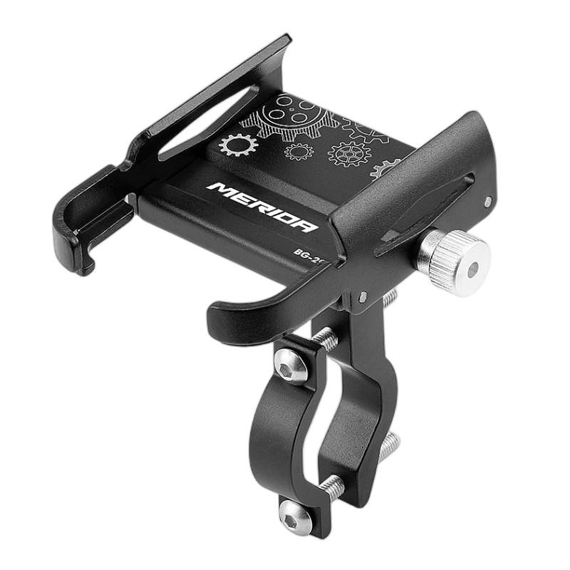 スマホホルダー 自転車 オートバイ マウンテンバイク 携帯電話 スタンド クリップ アルミ 合金 耐衝撃..