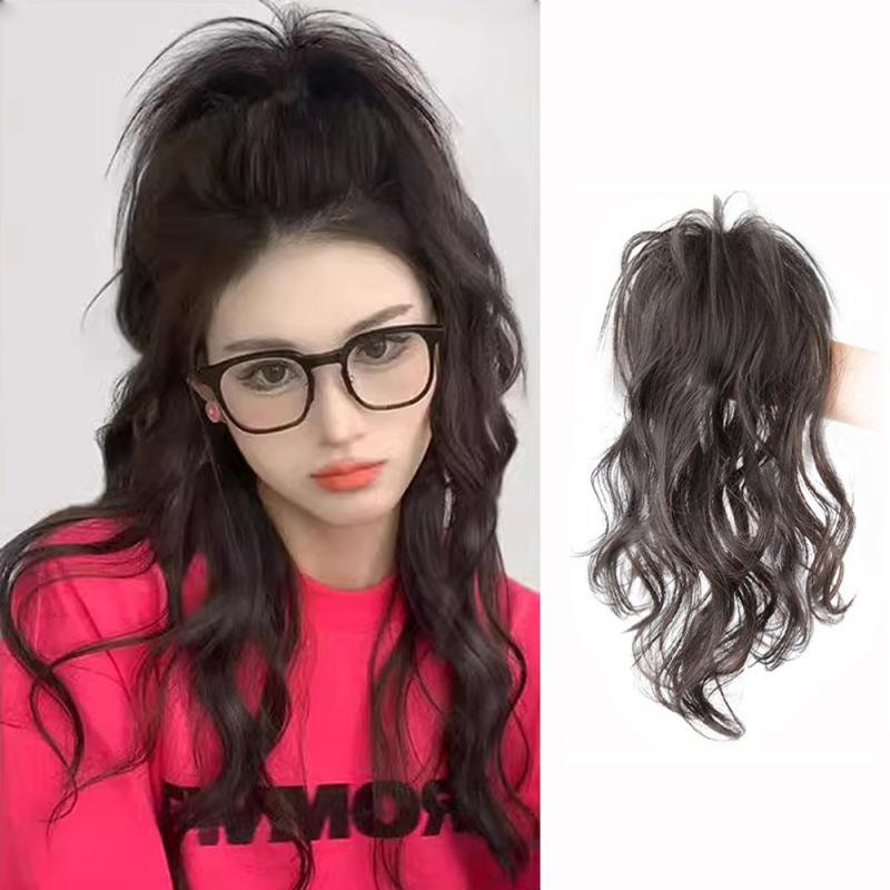 ウィッグ ポニーテール レディース エクステ つけ毛 ロング カール ストレート 自然 ボリューム 耐熱 巻き髪 ヘアアレンジ 簡単装着簡単