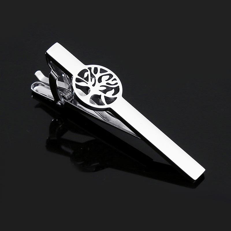 ネクタイピン メンズ ビジネス フォーマル スーツスタイル シンプル おしゃれ 幾何学模様 メタル 銅製 電気メッキ加工 シルバーカラー 結婚式 卒業式 パーティー 披露宴 高級感 スタイリッシュ プレゼント ギフト