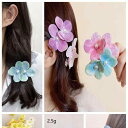 ヘアクリップ レディース バンスクリップ 森ガール風 ナチュラル 布製 手作り 造花 花びらモチーフ 清楚系 フェミニン かわいい 上品 個性的デザイン 休日 リゾート(x5)