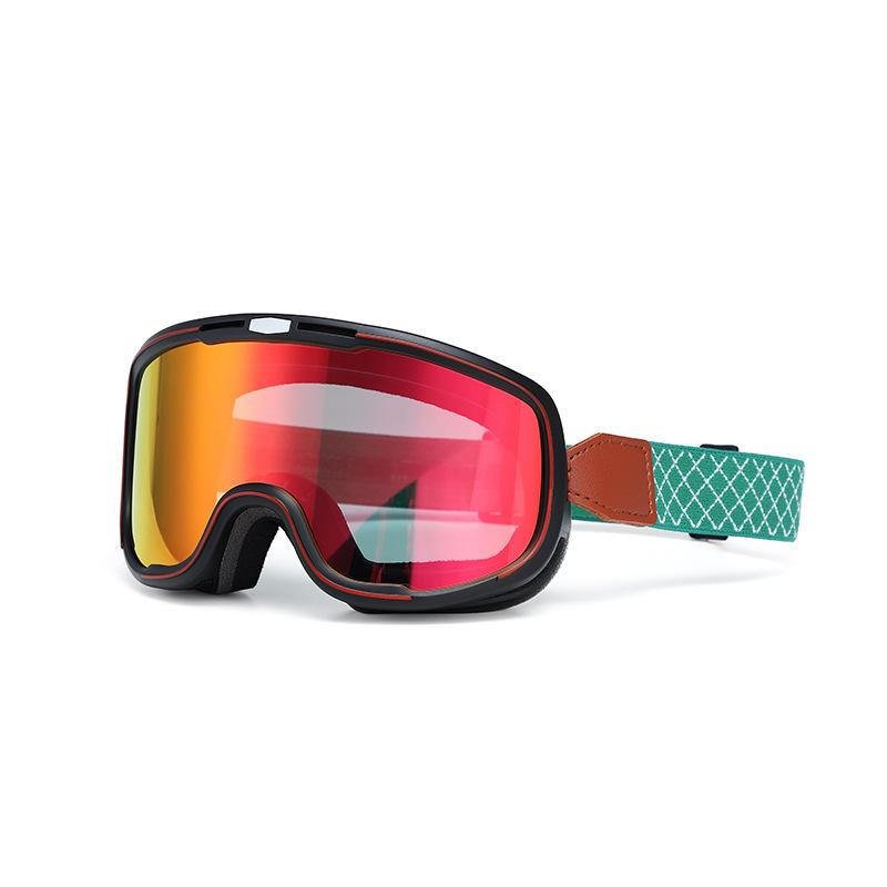 サイクリングゴーグル 男女兼用 レトロ ヴィンテージ バイク オートバイ マウンテンバイク MTB ロードバイク ツーリング オフロード 防風 防塵 防眩光 通気性 眼鏡対応 調光レンズ UVカット フルフレーム