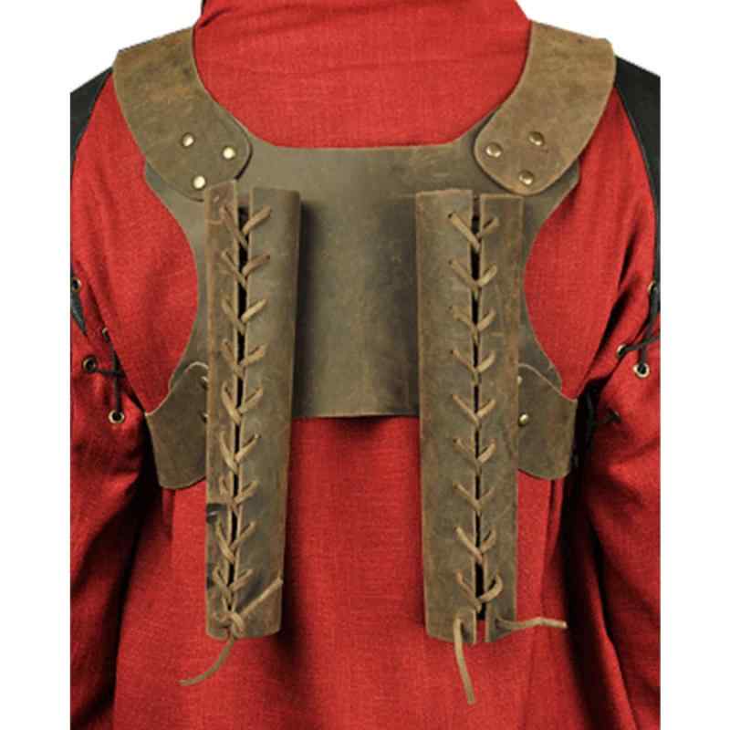 コスプレ小物 中世 ルネサンス 欧米ファンタジー 肩掛け 剣ホルダー ソードホルダー レトロ ヴィンテージ ハロウィン 仮装 イベント 舞台 衣装 大人用 ブラック ダークブラウン