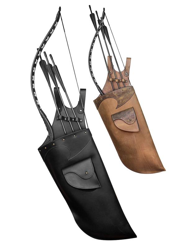 コスプレ 中世 ルネサンス 欧米 レトロ 弓矢 クイバー レザー ケース ホルスター 大人用 男女兼用 ハロウィン 仮装 衣装 イベント 舞台 小道具 グッズ
