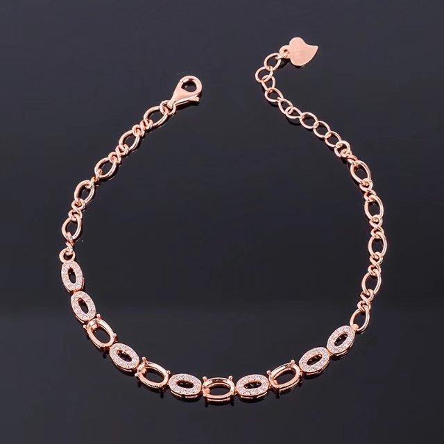 ֥쥹å ǥ S925С 18Kۥ磻ȥ ɥץ졼  4mm 6mmб α  쥬 ե ץ쥼...