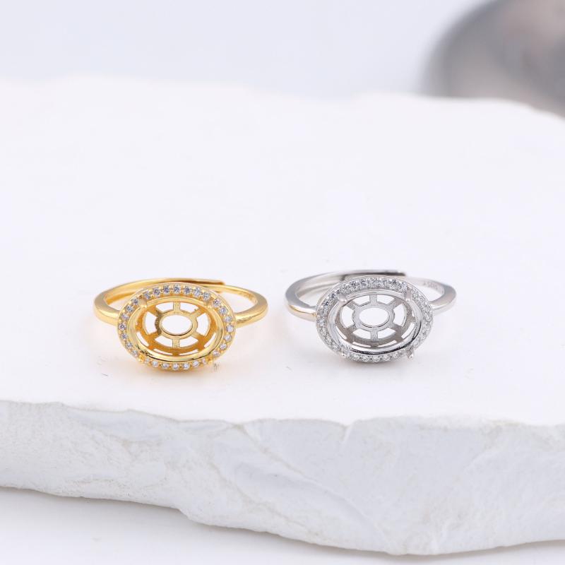 指輪 レディース S925 シルバー フリーサイズ 琥珀 翡翠 宝石 象嵌リング 電気メッキ加工 シンプル プラチナカラー ゴールドカラー ファッション 通勤