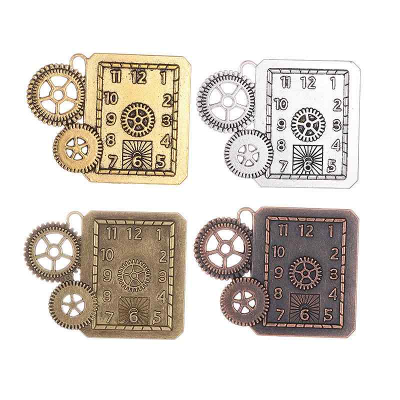 ネックレス 軽量 シンプル スチームパンク 懐中時計 ペンダント レトロ ヴィンテージ アンティークカラ..