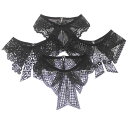 つけ襟 レディース 大人用 刺繍 レース リボン かわいい おしゃれ フェミニン エレガント きれいめ ブラウス ニット ワンピース シャツ 重ね着 ファッショ...
