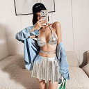 水着 レディース セパレート 三角ビキニ パッド入り ノンワイヤー 小胸カバー 細見え 体型カバー お腹カバー セクシー トレンド 欧米風 無地(x2)