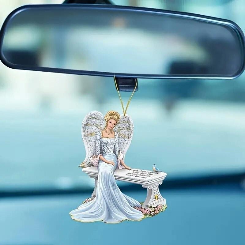 オーナメント アクリル製 平面 かわいい 車内装飾 インテリア飾り ハロウィン クリスマス ツリー 窓 ドア 吊り下げ デコレーション 軽量(x2)